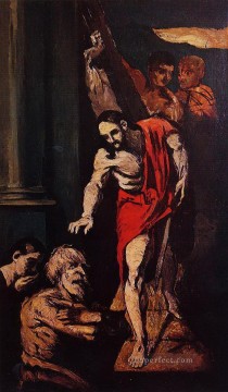 Christ in Limbo Paul Cezanne Oil Paintings